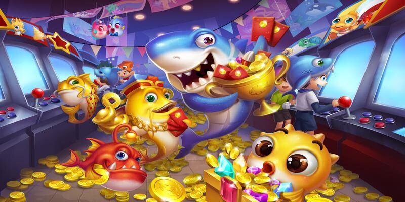 Lấy bối cảnh vùng biển nhiệt đới, Đại Chiến Cá Mập là game hành động bắn cá với nhịp độ nhanh, thích hợp cho game thủ ưa tốc độ.